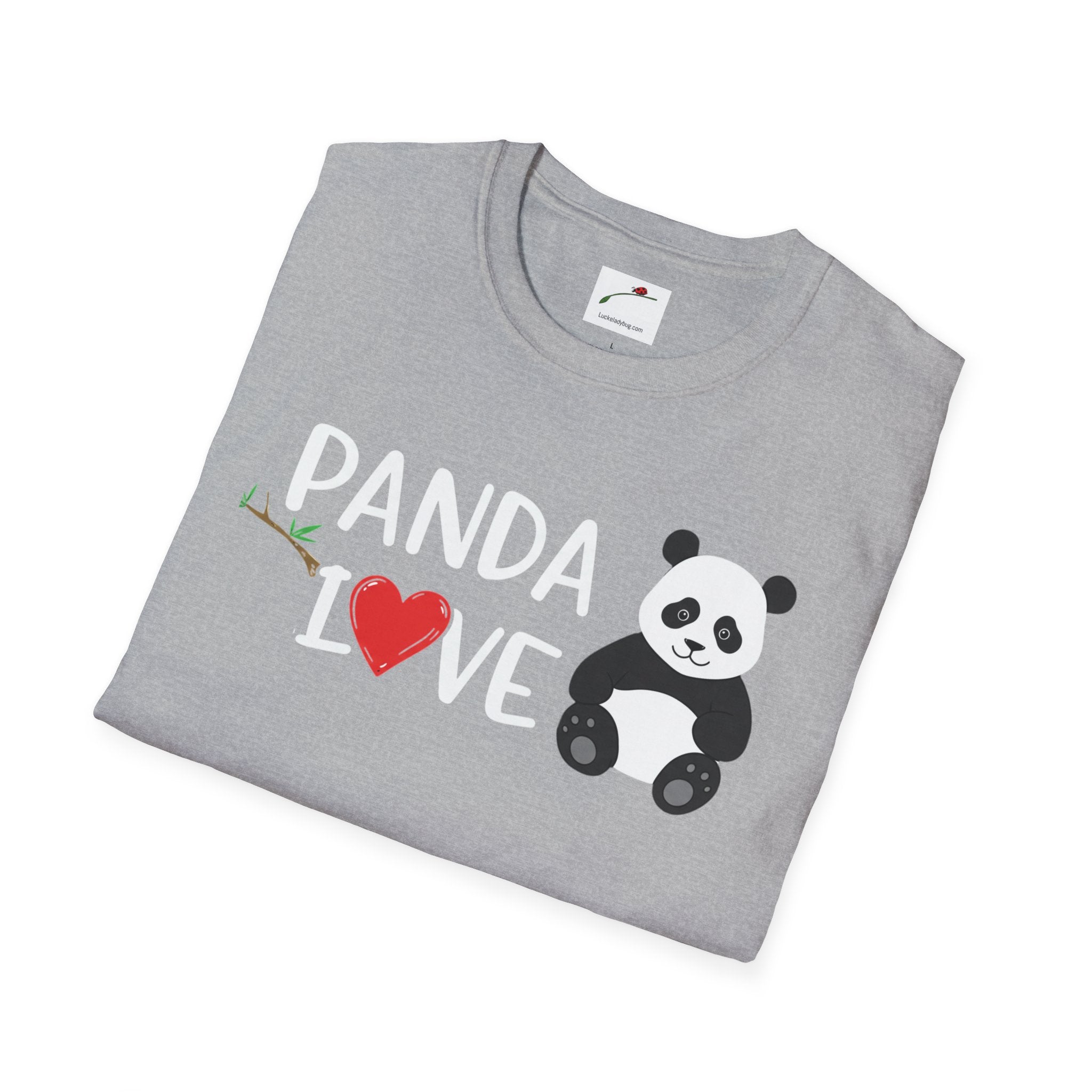 Softstyle Panda Love Shirt Cute & Comfy Tee