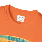 Lifes A Beach Text Stylish Summer Apparel Softstyle T-Shirt