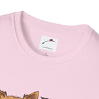 Camiseta LuckeLadybug para mujer con la imagen de una linda mamá yorkshire terrier