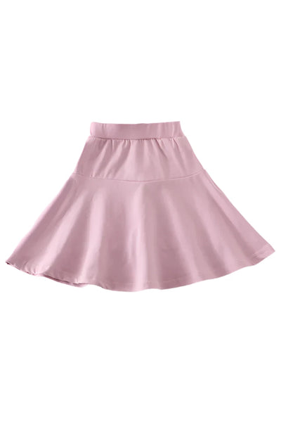 Adorable Mauve Basic Skort: The Perfect Pick For Your Little Fashionista! - LuckeLadybug LLC