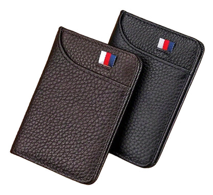 Mens Slim Leather Card Holder Stylish & Functional