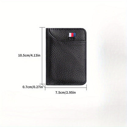Mens Slim Leather Card Holder Stylish & Functional