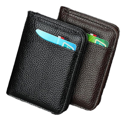 Mens Slim Leather Card Holder Stylish & Functional