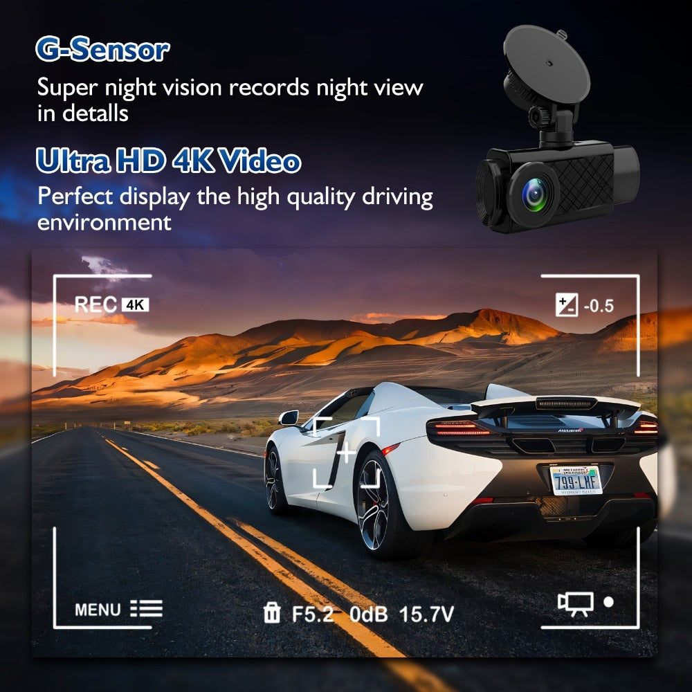 4k Triple Dash Cam For Cars Ultimate Safety