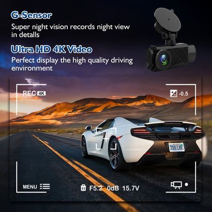 4k Triple Dash Cam For Cars Ultimate Safety