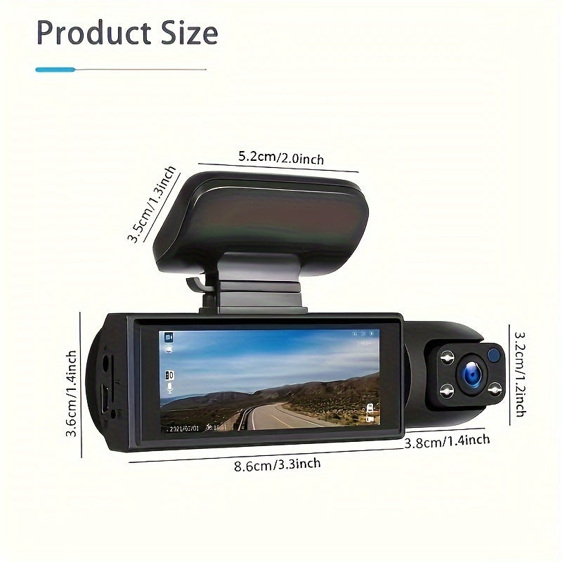 1080p Wifi Dash Cam For Cars With Night Vision