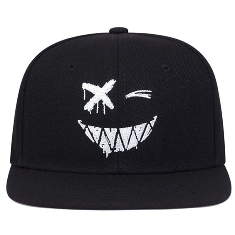Cartoon Embroidered Hip Hop Hat Trendy Style