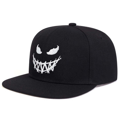 Cartoon Embroidered Hip Hop Hat Trendy Style