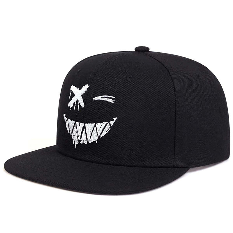 Cartoon Embroidered Hip Hop Hat Trendy Style