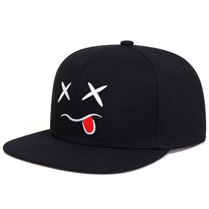 Cartoon Embroidered Hip Hop Hat Trendy Style