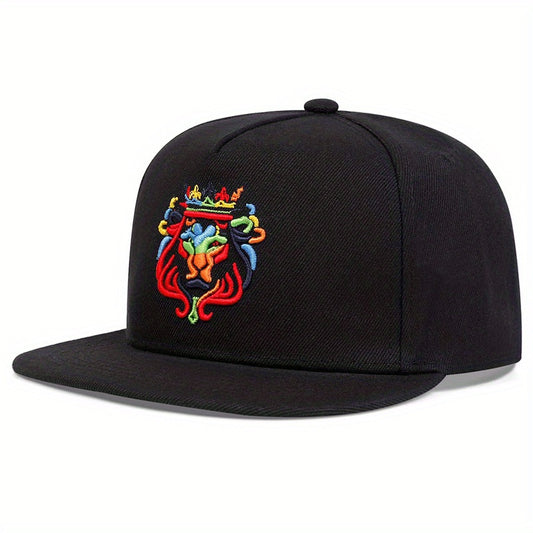 Mens Lion Crown Hip Hop Hat