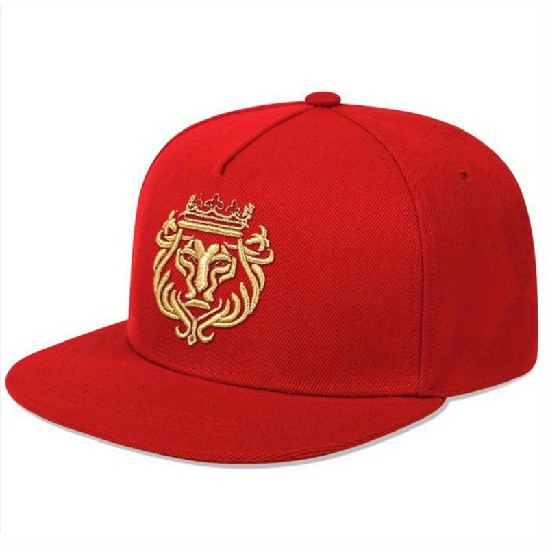 Mens Lion Crown Hip Hop Hat