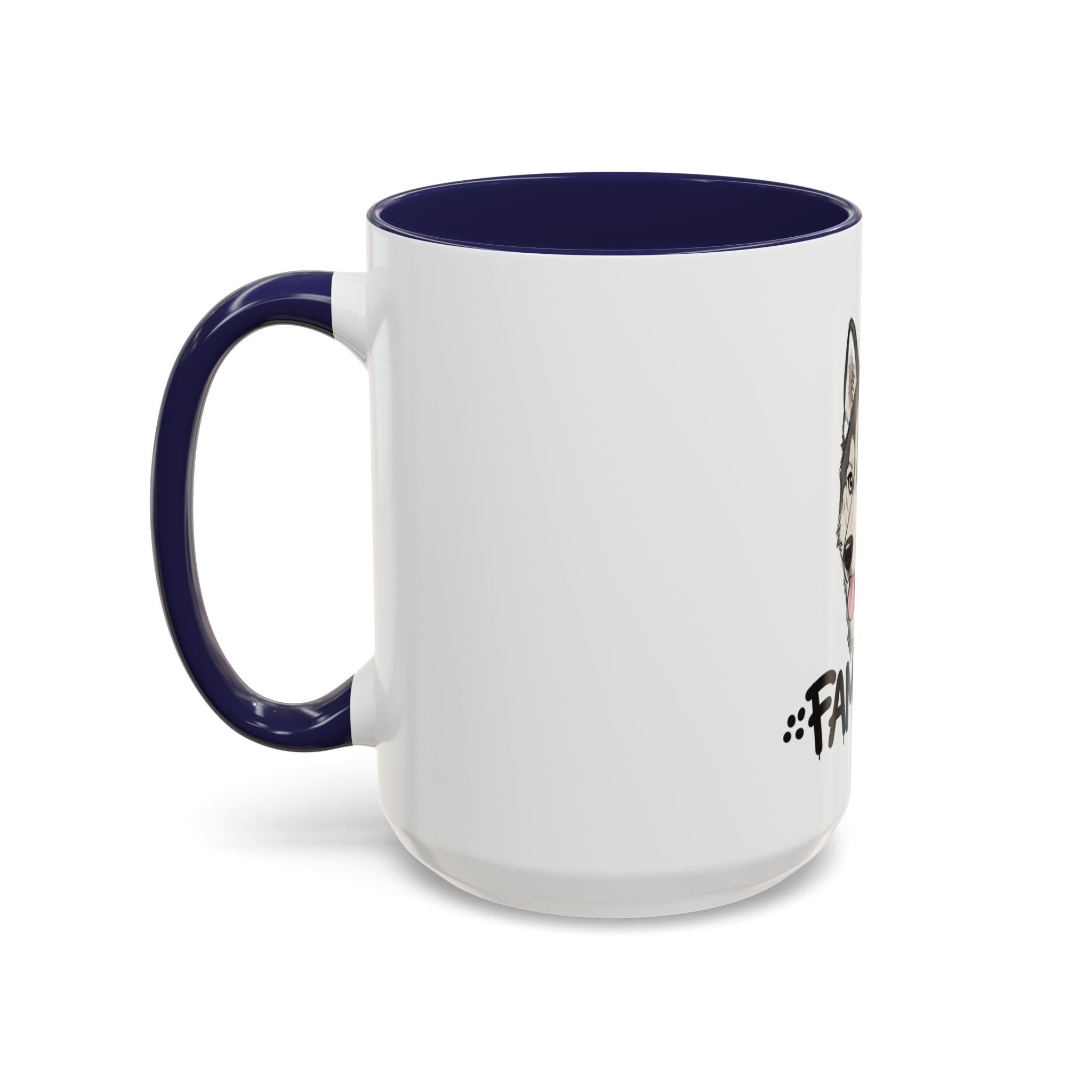 Accent Coffee Mug With Husky Design Perfect For Pet Lovers