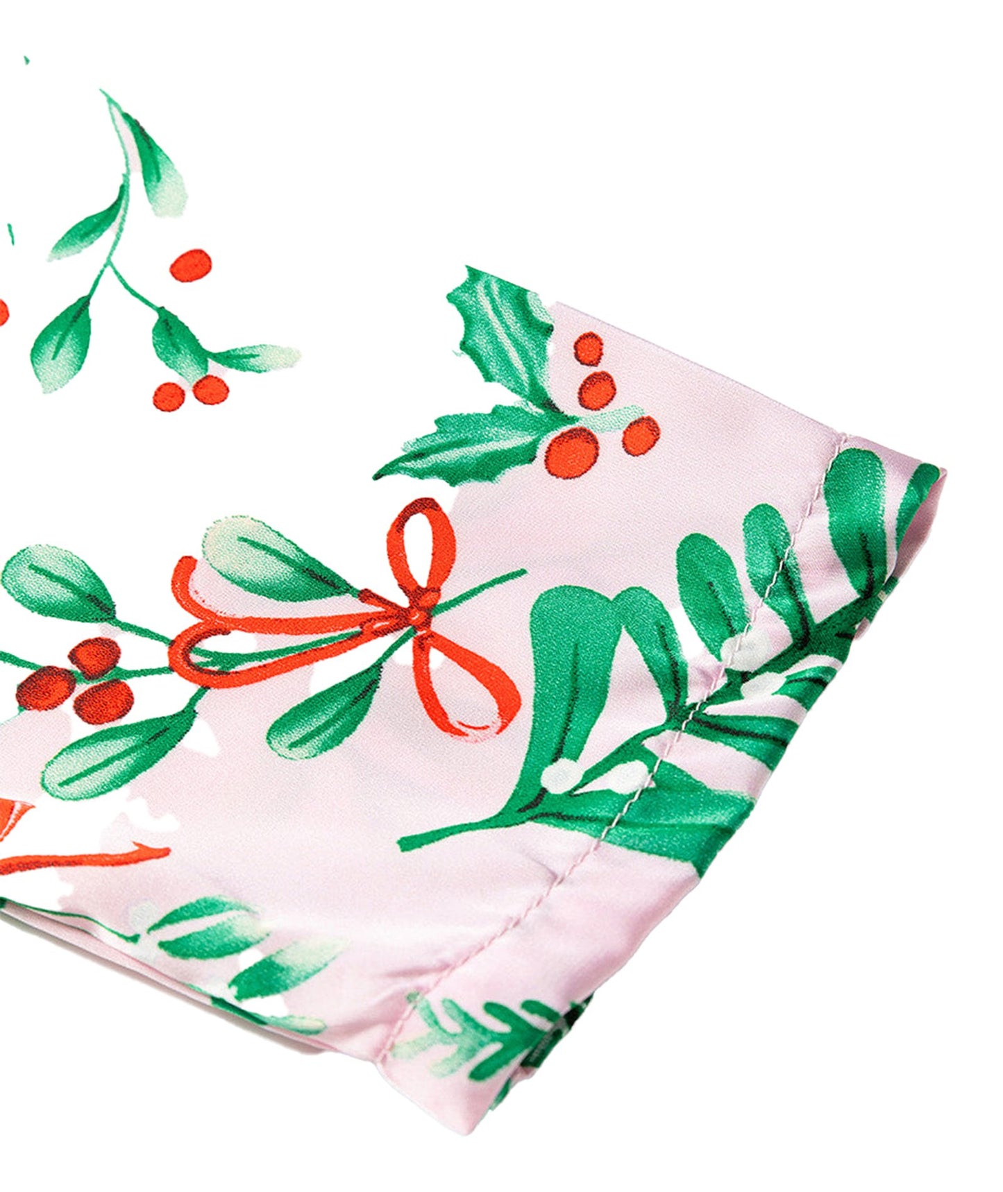 Pink Christmas Pajama Set For Women