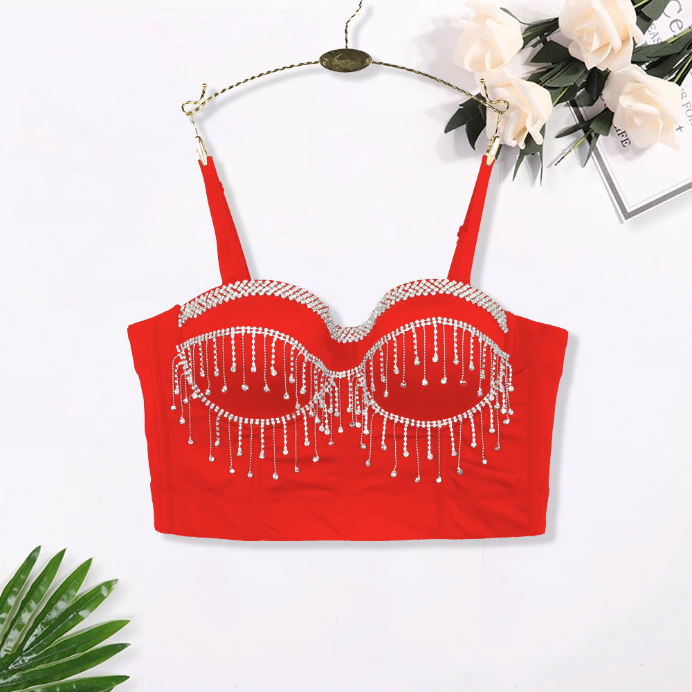 Rhinestone Corset with Elegant Detailing