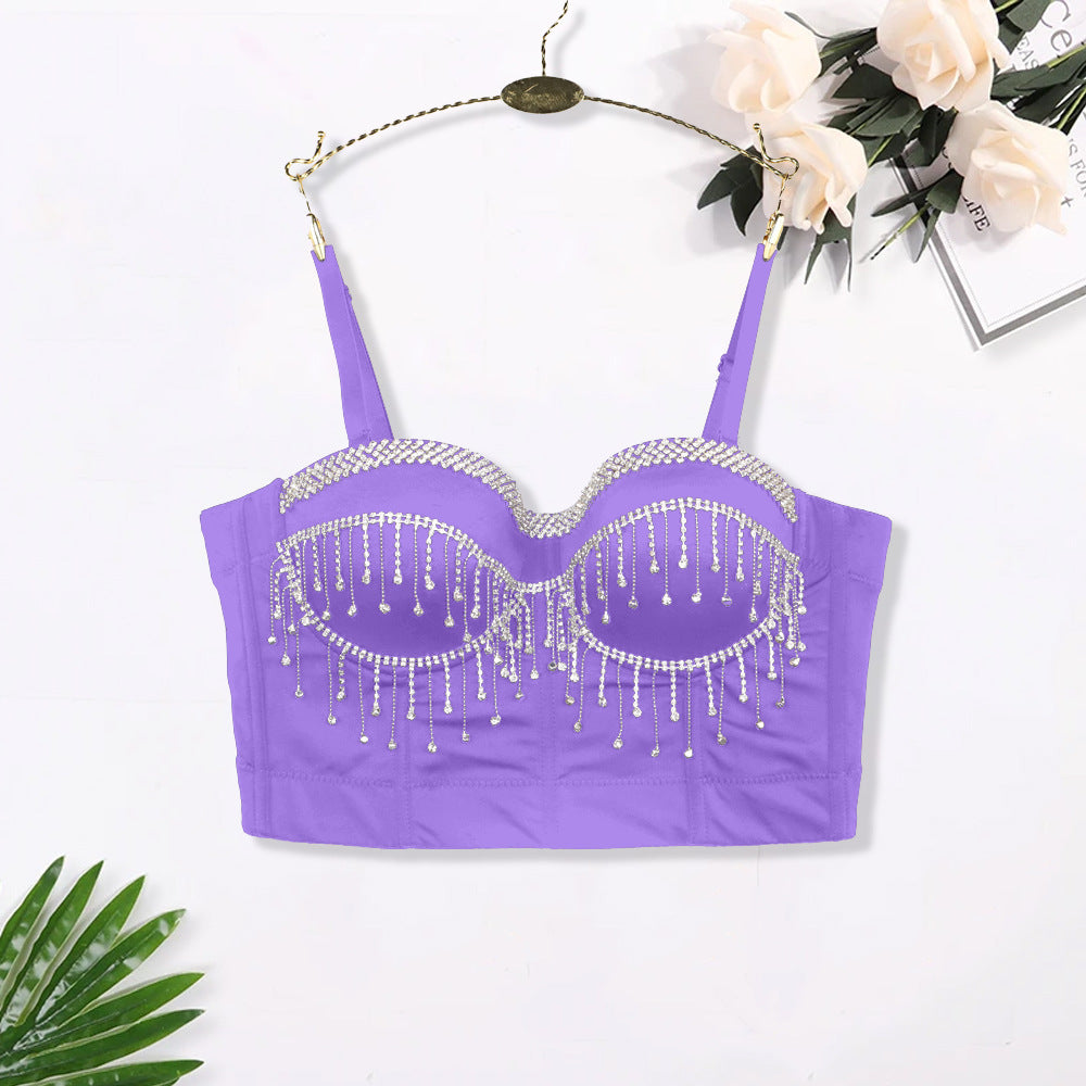 Rhinestone Corset with Elegant Detailing