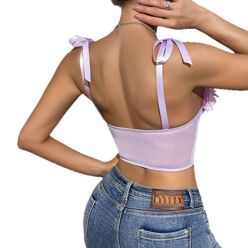 Floral Strapless Top for Trendy Style