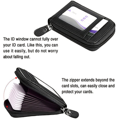 Genuine Leather Credit Card Wallet Stylish & Functional
