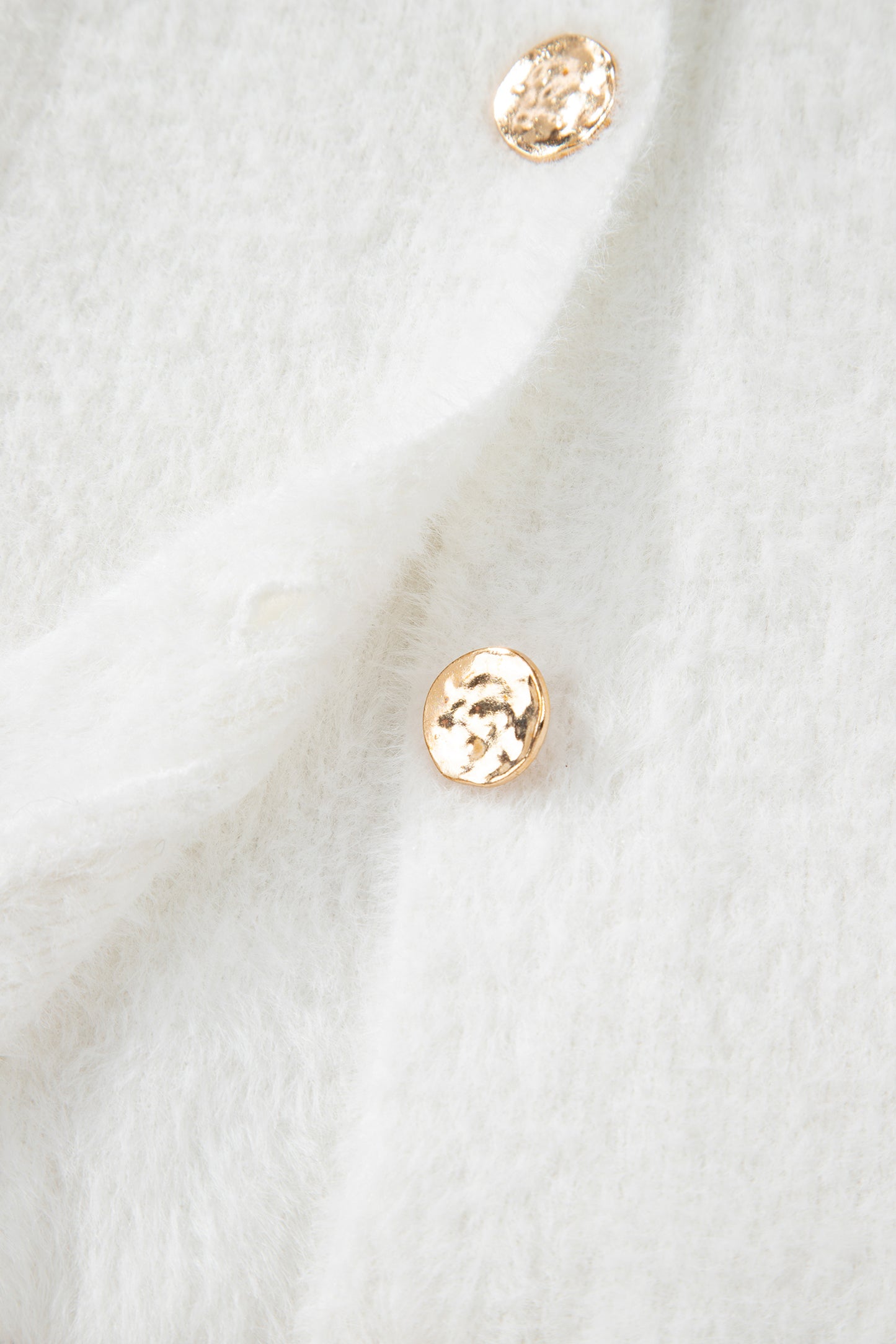 Dear-Lover Smoke Gray Fuzzy Cardigan For Cozy Style