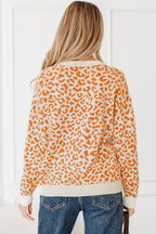 Khaki Leopard Print Cardigan For Stylish Looks