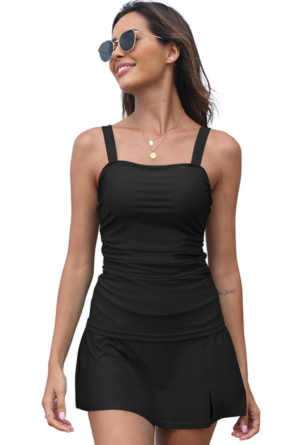 Black Tankini Set For Women Stylish & Comfortable