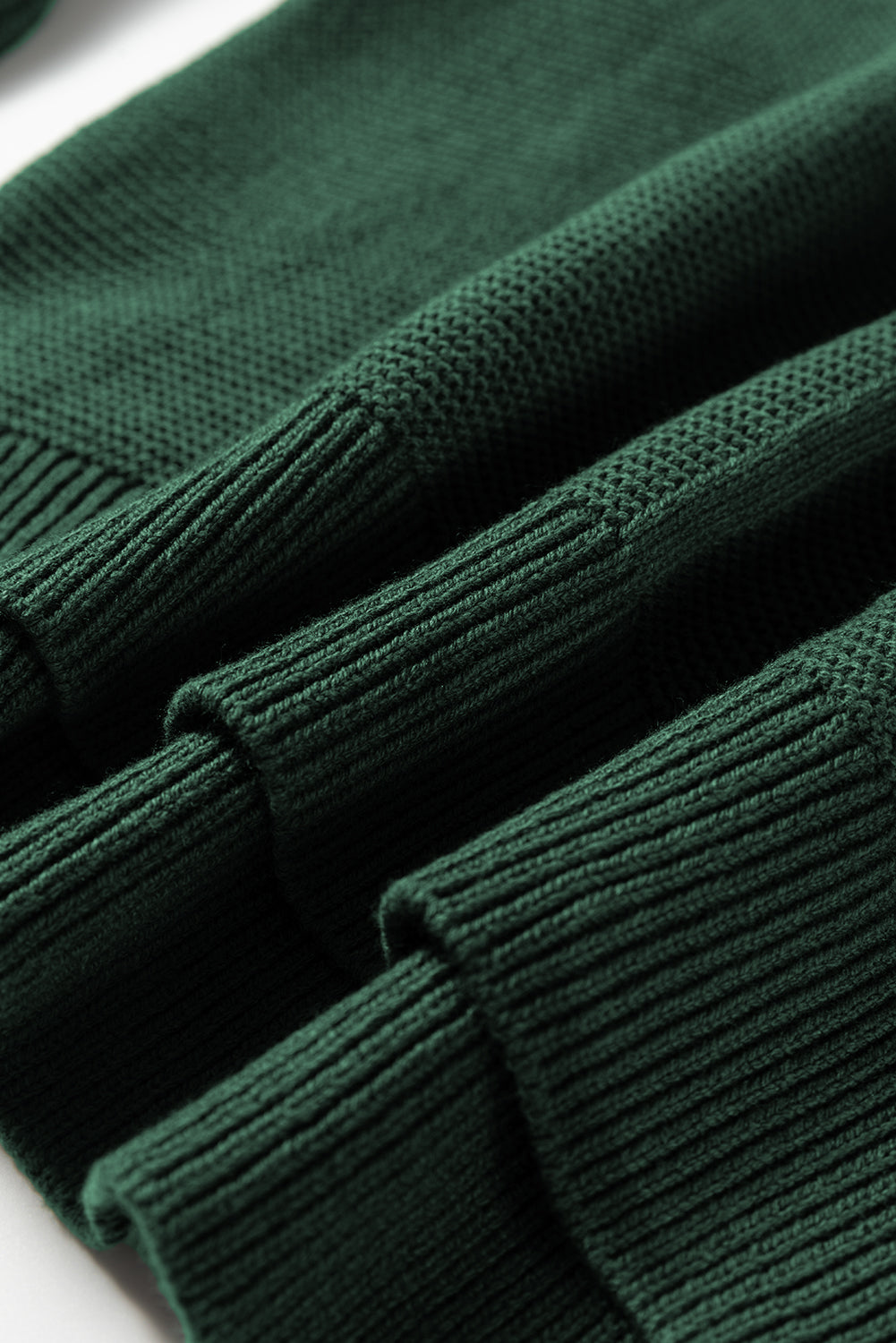 Mist Green Loose Sweater For Trendy Looks