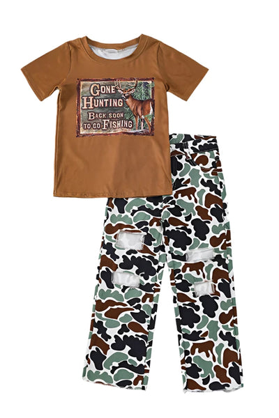 Adventure Ready: Camouflage Hunting Boy Set For Your Little Explorer - LuckeLadybug LLC