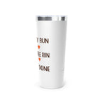 LuckeLadybug 22oz coffee travel cup for moms with cozy bun coffee run design