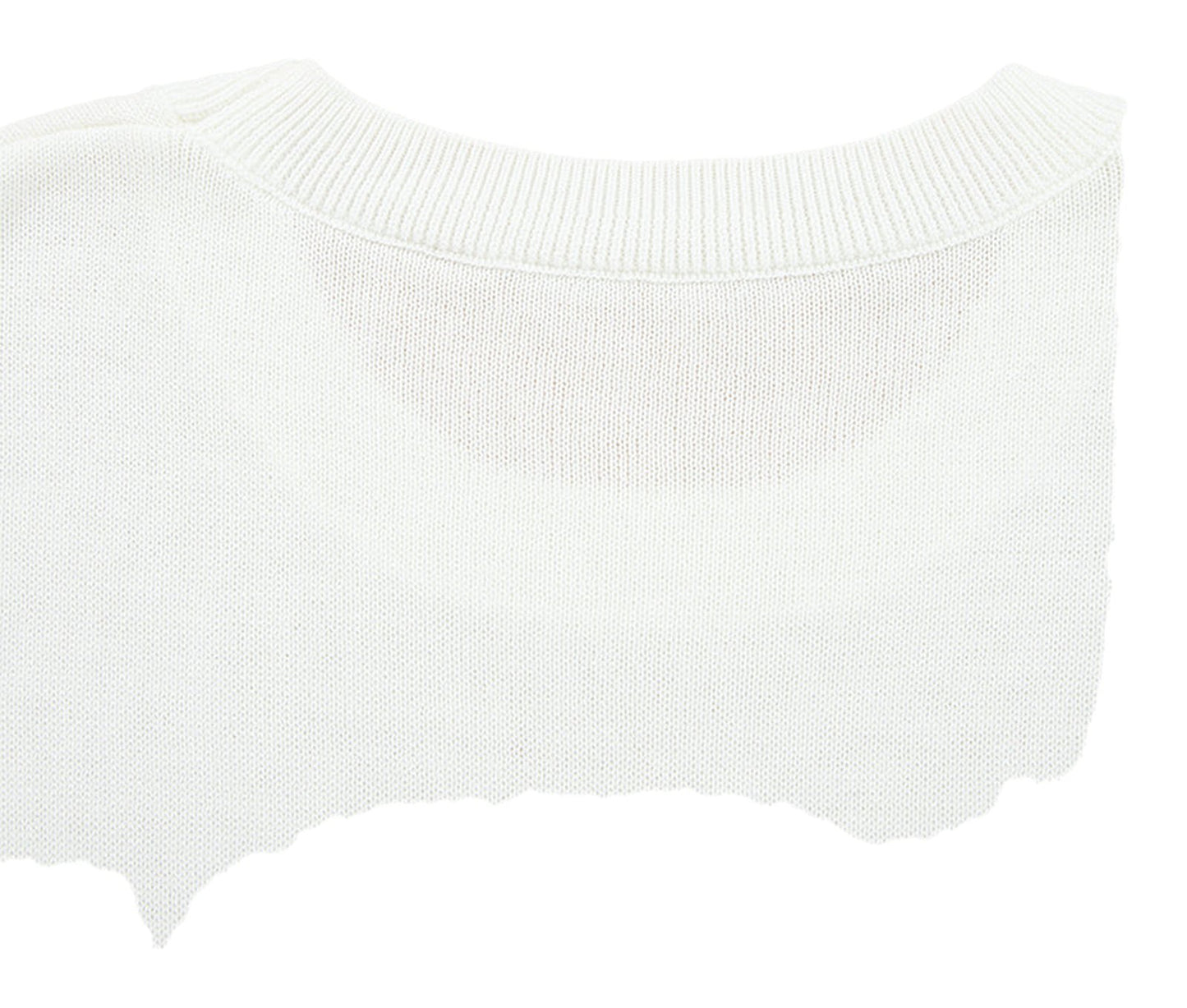 White Game Day Sequin Sweater