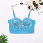 Rhinestone Corset with Elegant Detailing