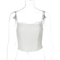 White Lace Crop Top for Effortless Style