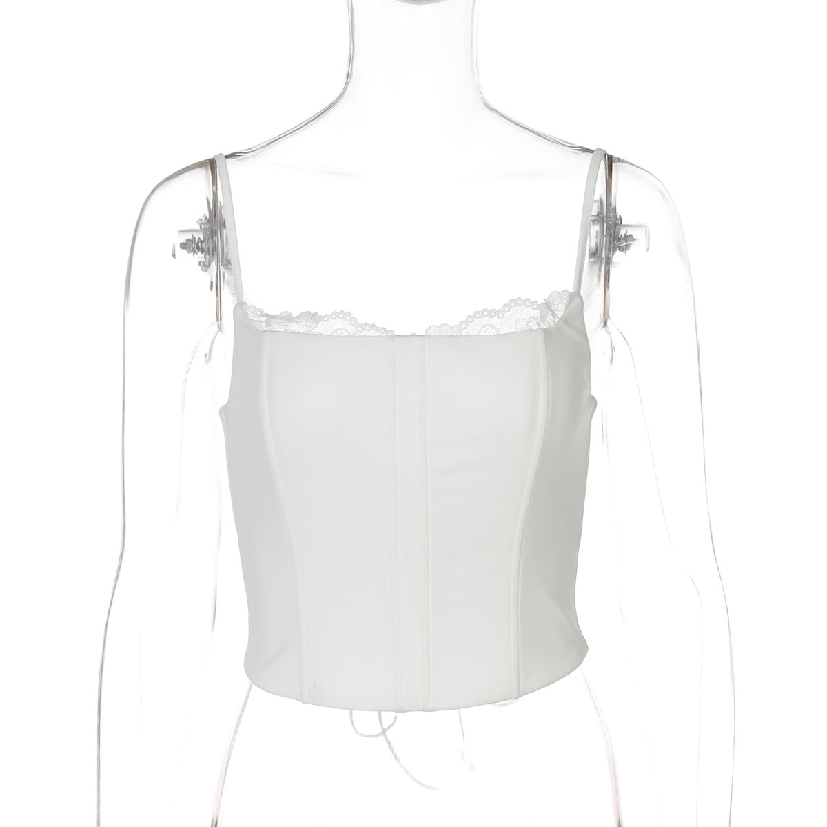 White Lace Crop Top for Effortless Style