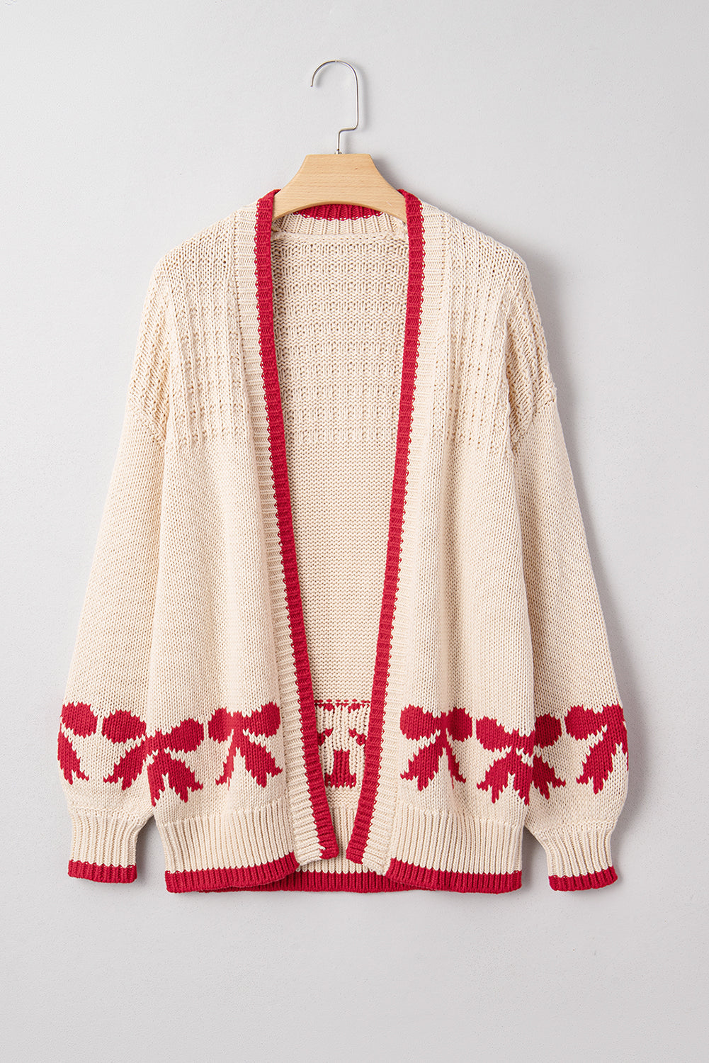 Dear-Lover Apricot Bow Cardigan For Cozy Style