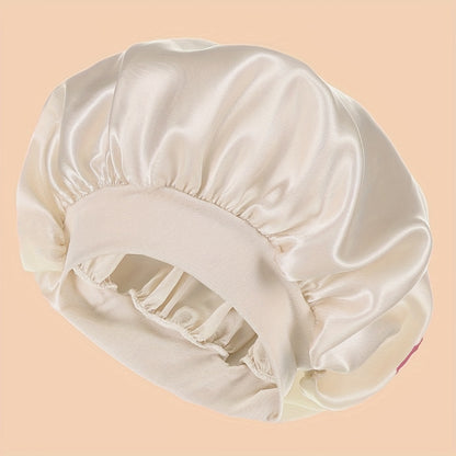 Unscented Silk Satin Sleep Cap Pink
