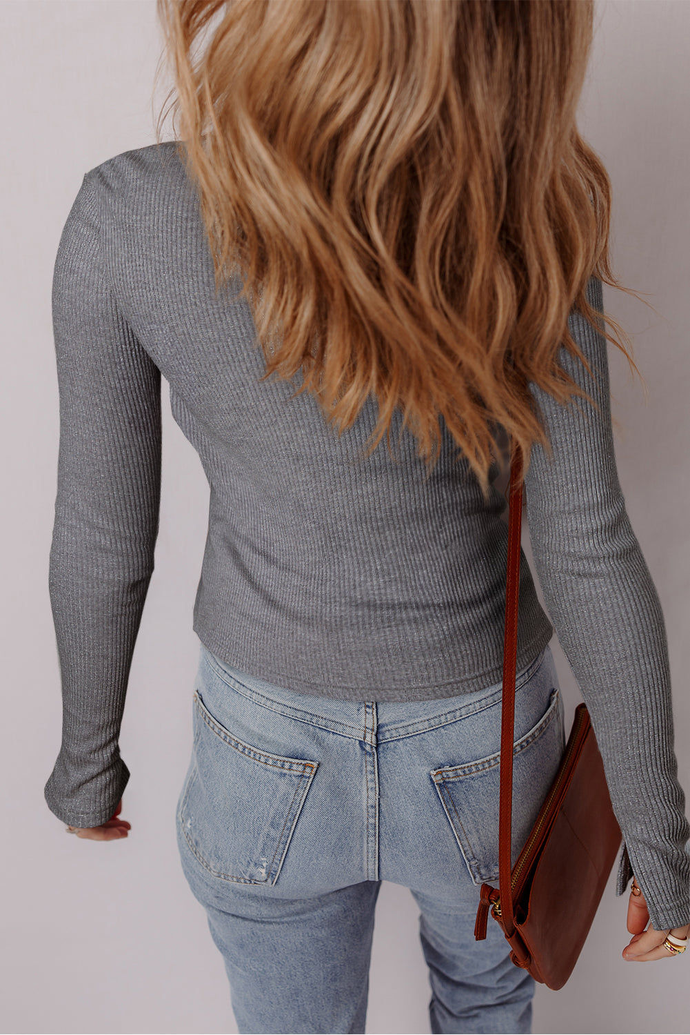 Ribbed Knit Slim Cardigan Trendy Layering