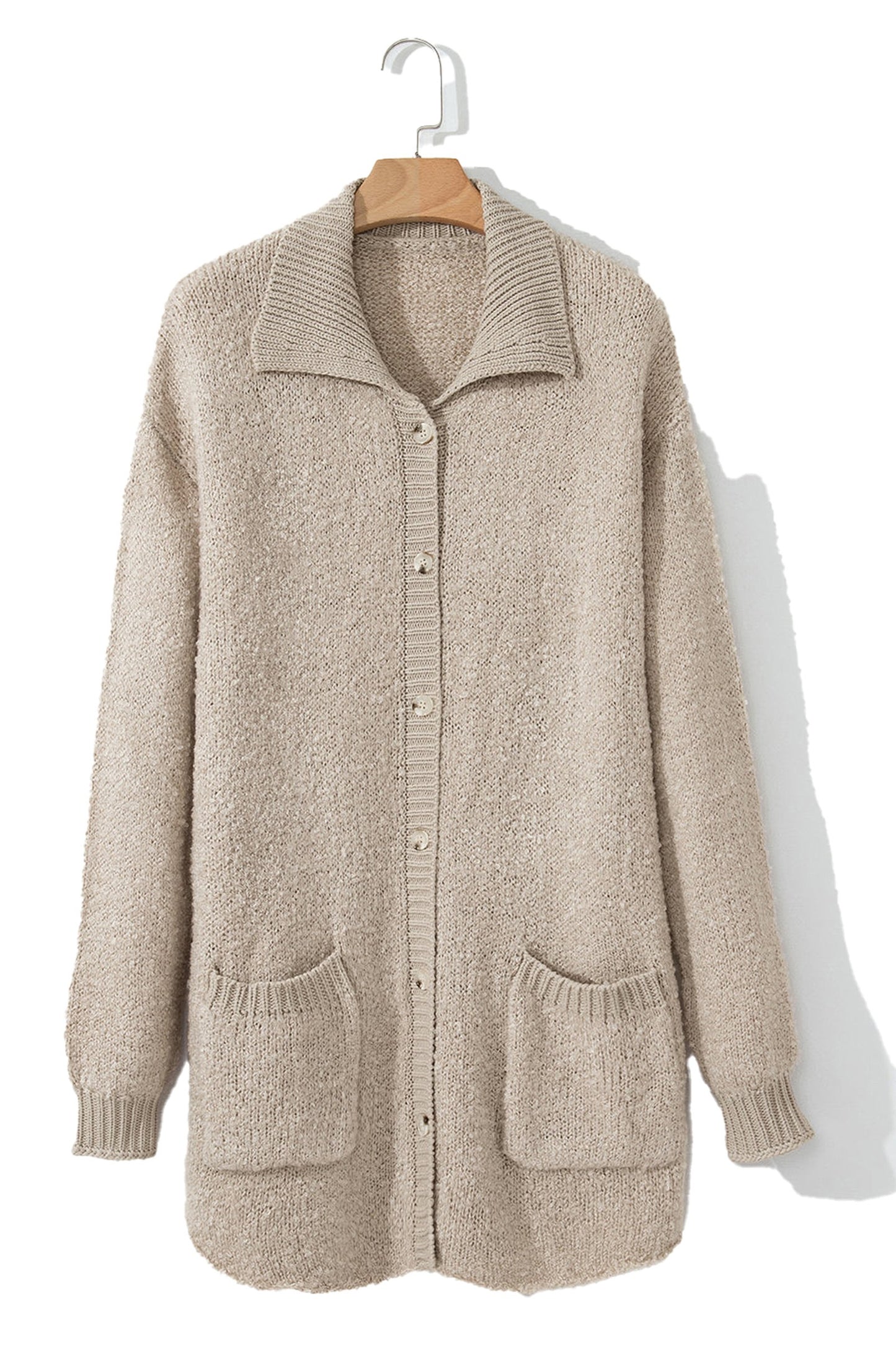 Jet Stream Collared Button Up Cardigan