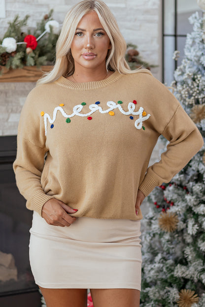 Smoke Gray Merry Sweater For Cozy Style