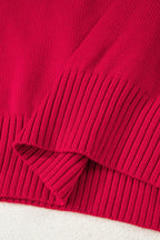 Fiery Red Christmas Sweater For Festive Cheer