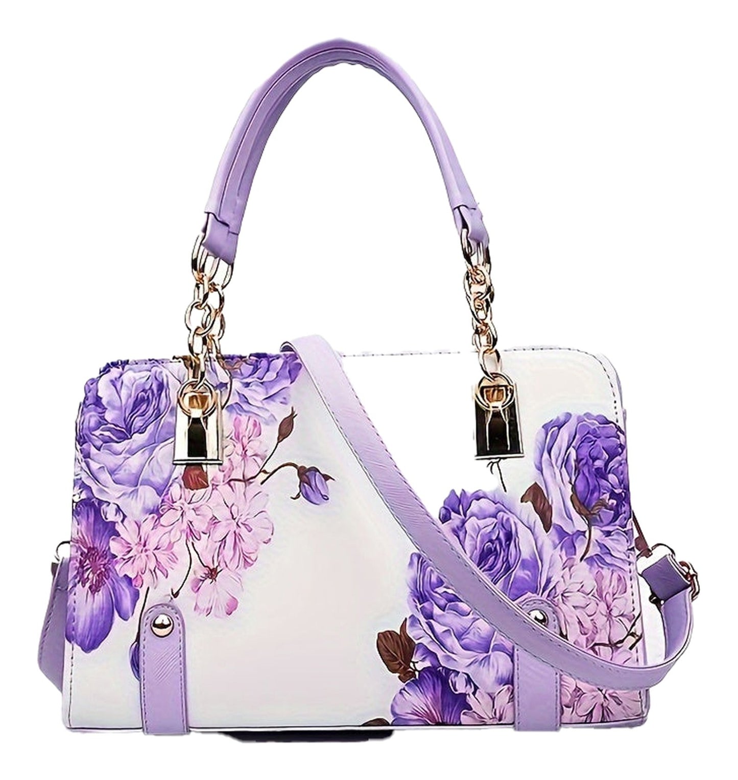 Side View of Stylish Women's Casual Handbag