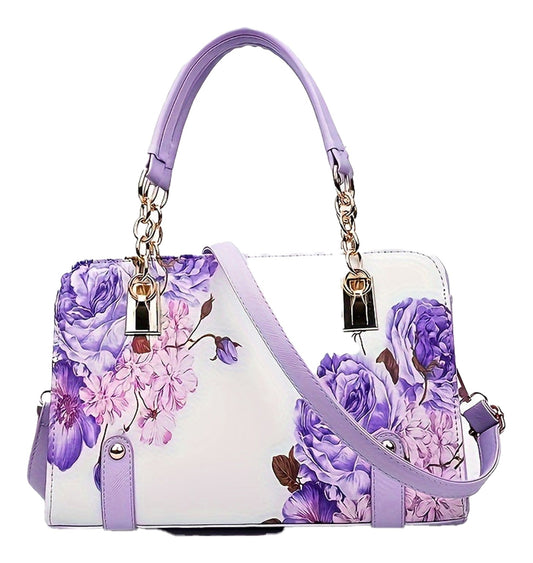 Side View of Stylish Women's Casual Handbag