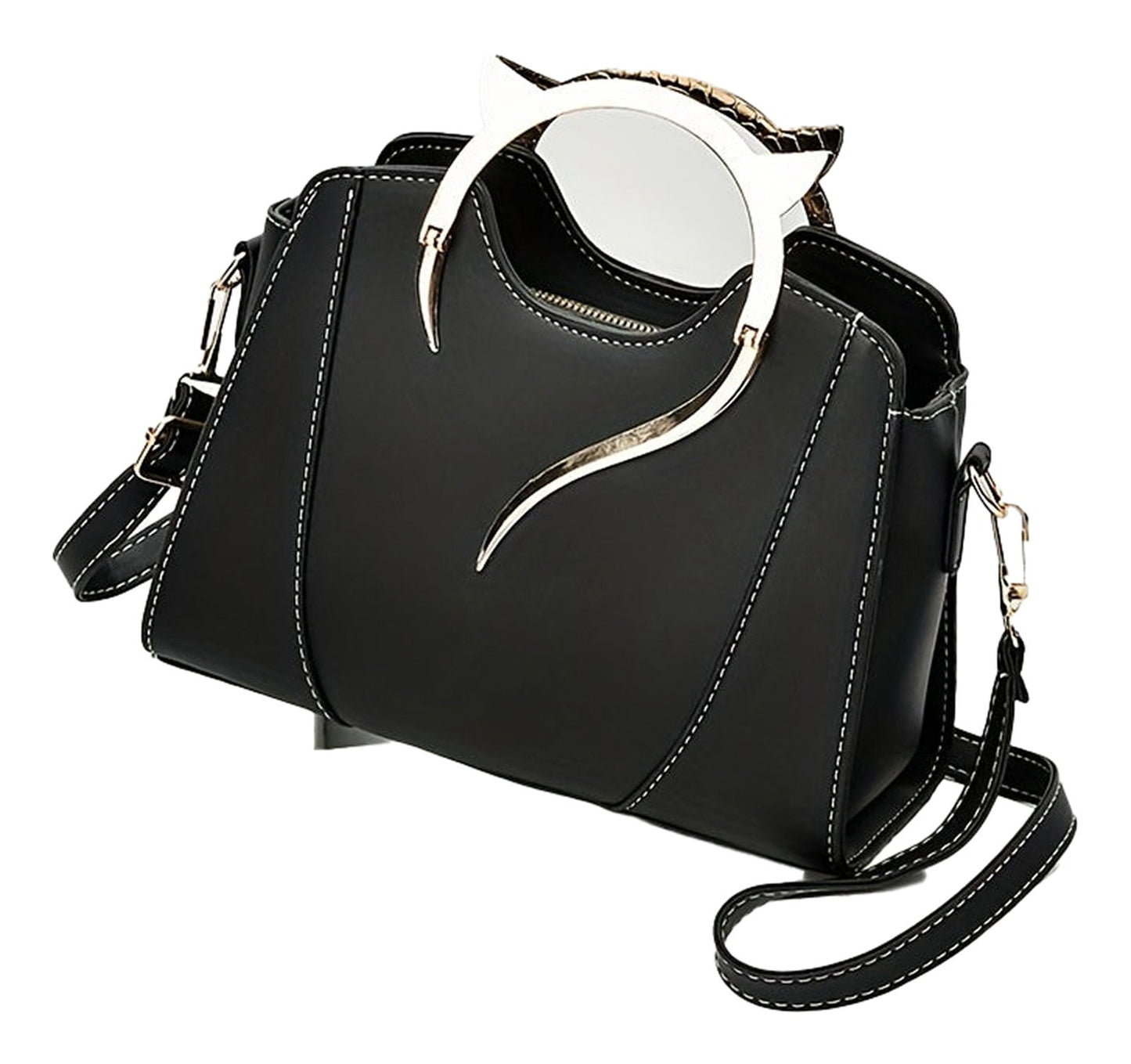 Cat Ear Handle Tote Bag Chic Satchel