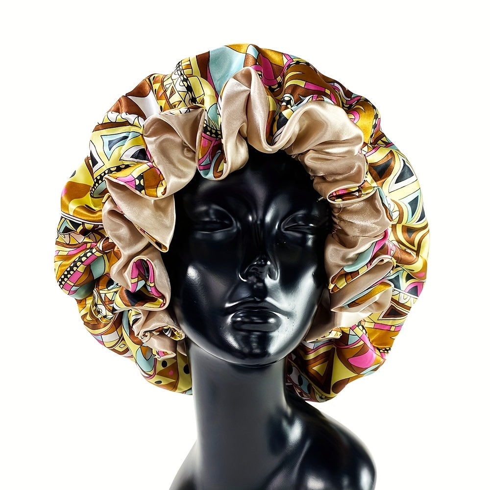 Double Layer Satin Bonnet For Women