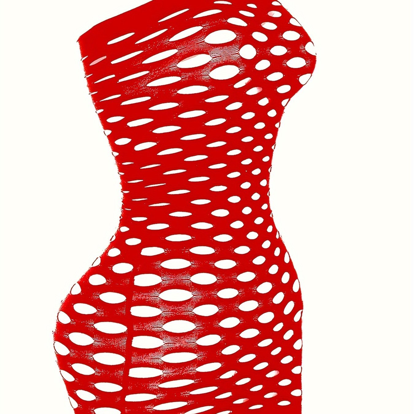 Alluring Ripped Fishnet Bodycon Dress - Ultra-Sexy Women's Lingerie Bodystocking