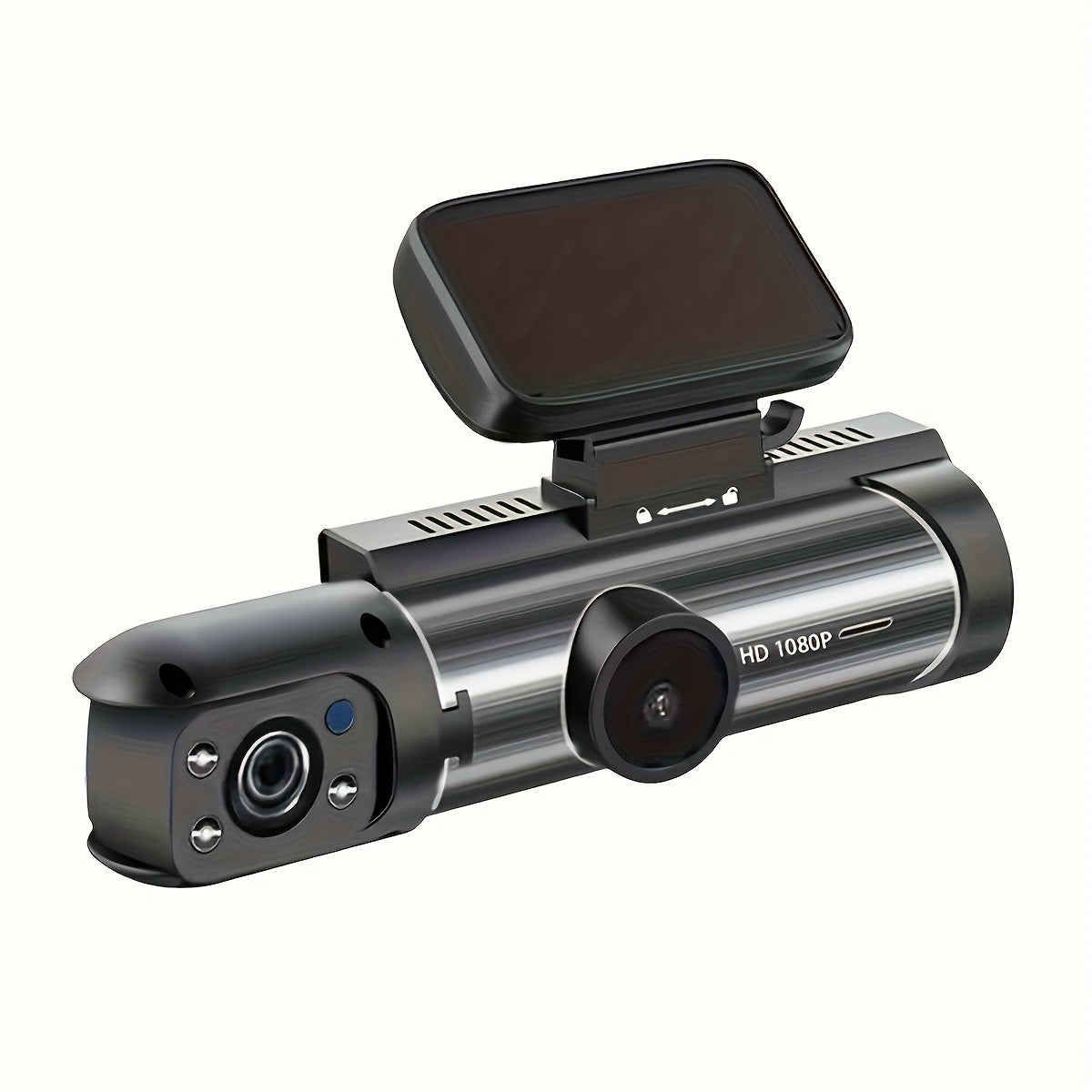 1080p Dual Camera Dash Cam With Night Vision