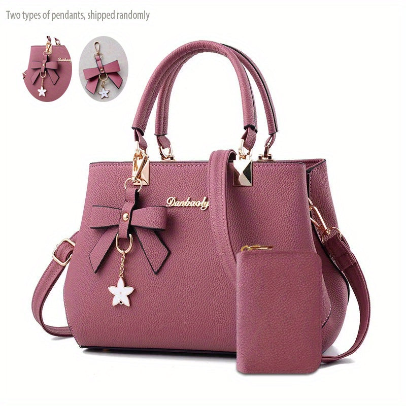 Chic Bow Decor Handbag For Women