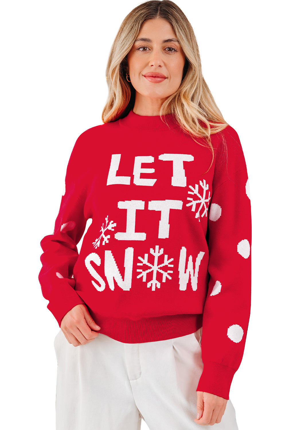 Let It Snow Christmas Sweater For Festive Style