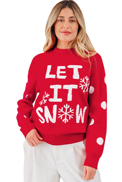 Let It Snow Christmas Sweater For Festive Style
