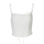 White Lace Crop Top for Effortless Style