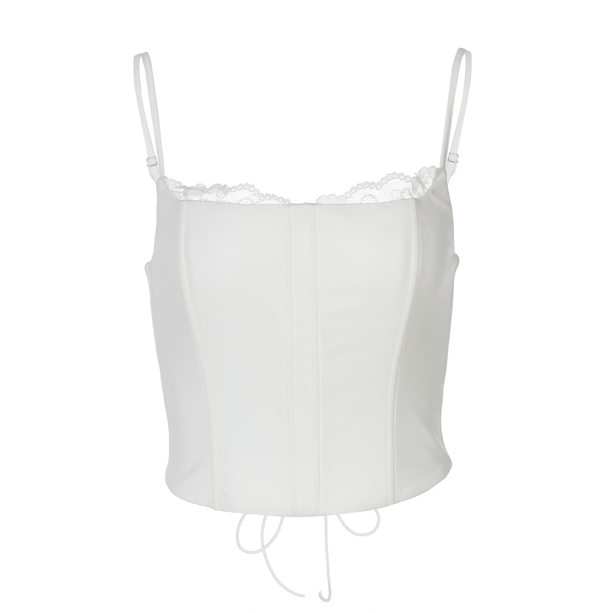 White Lace Crop Top for Effortless Style