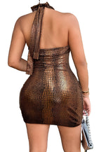 Bodycon Mini Dress With Cutout Detail